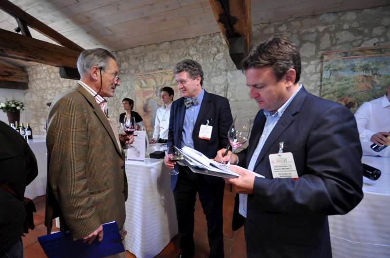  Christian Seely talks to Barry while Stephen takes notes